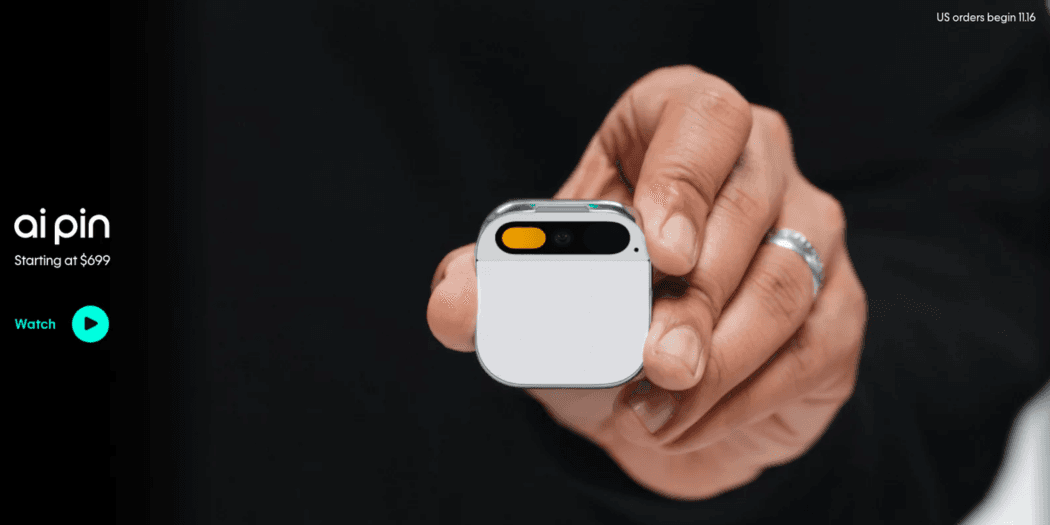 Humane AI Pin: a wearable AI assistant without a screen