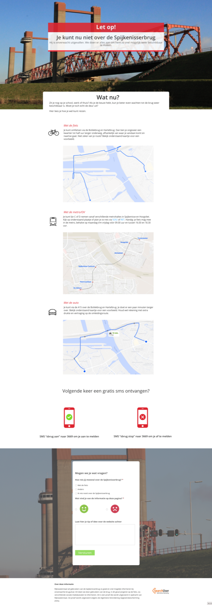 landingspagina Spijkenisserbrug