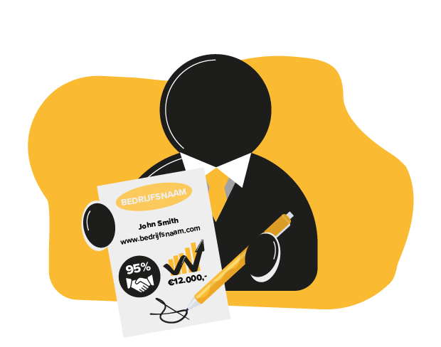 Een lead die zijn gegevens heeft achtergelaten