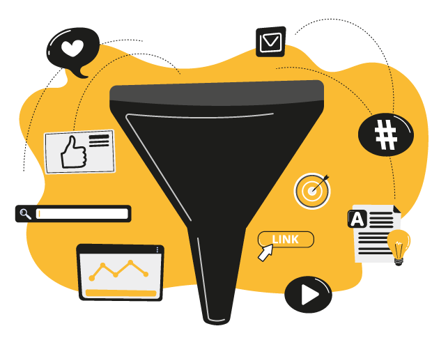 Jouw mareting trechter wordt gevuld met leads aangetrokken door een lead magnet